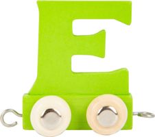 Buchstabenzug Wagen " E " bunt