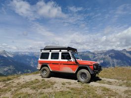 Puch 280 GE 1987 – Offroad-/Expeditionsumbau, Rot/Weiss