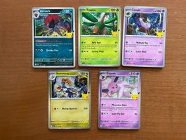 Pokemon Karten Set Holo 30 Jahre (Versand gratis)