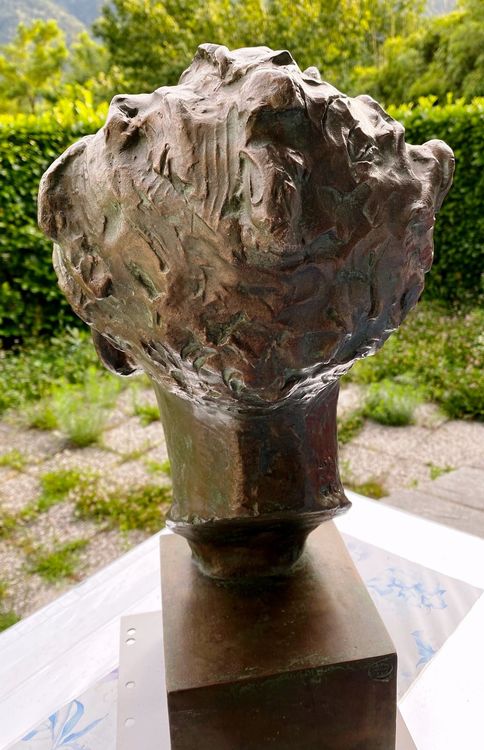 Büste von Bundesrat Enrico Celio Bronze 60 cm x 10 kg !!!!!! Kaufen