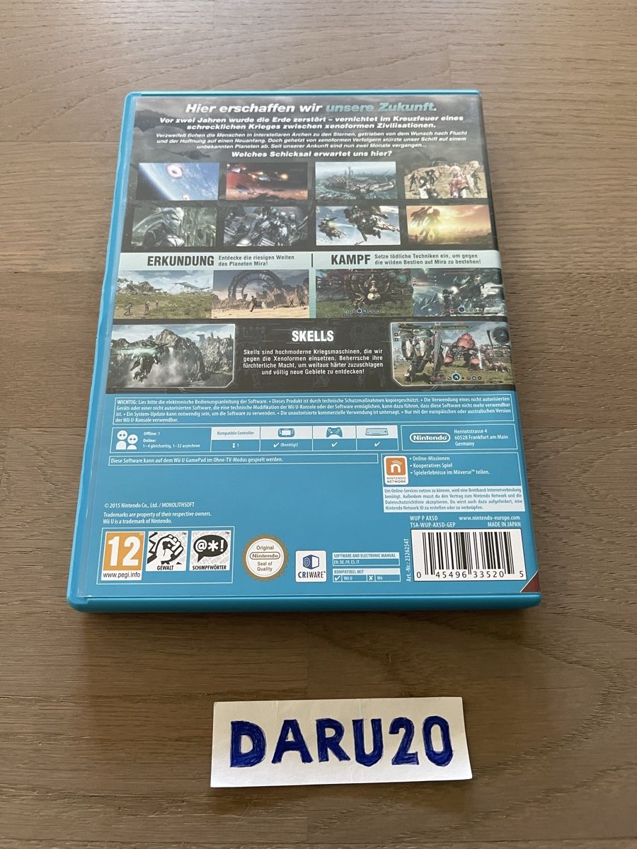 Nintendo Spiele: Xenoblade Chronicles X - Wii U – Gebraucht aus Einsiedeln von Daru20 1