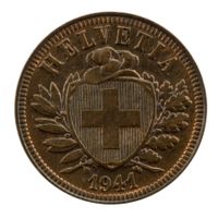 Schweiz / Suisse - 2 Rappen - 1941