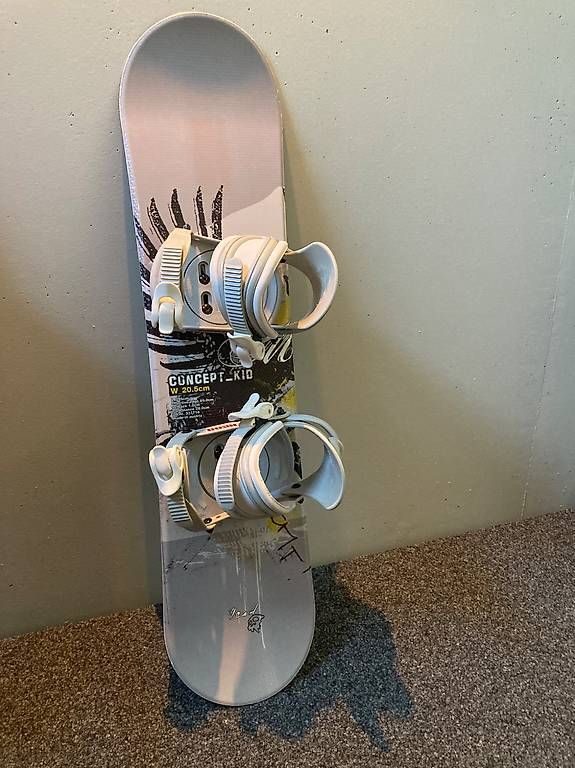 Head Board: Snowboard Enfant avec fixation head Concept Kid 100cm – Usato da Hünibach venduto da MiBenoit