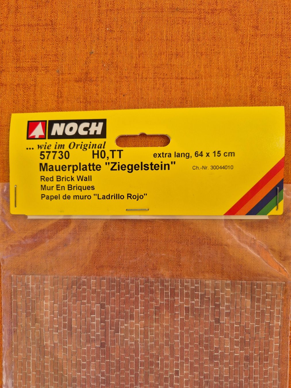 Noch Modelleisenbahnen: NOCH Mauerplatte Ziegelstein – Neu und originalverpackt aus Würenlos von sul_cm8q 2