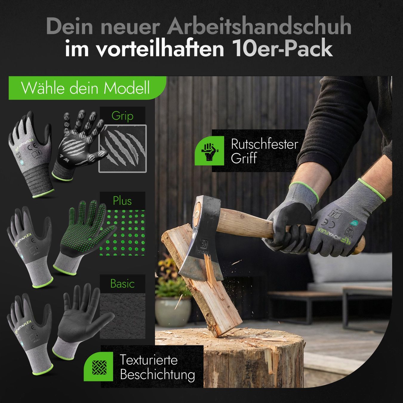 Gants & mitaines : Novaflex Basic 10er Pack – Neuf avec emballage d'origine à Stallikon par Novaflex 5
