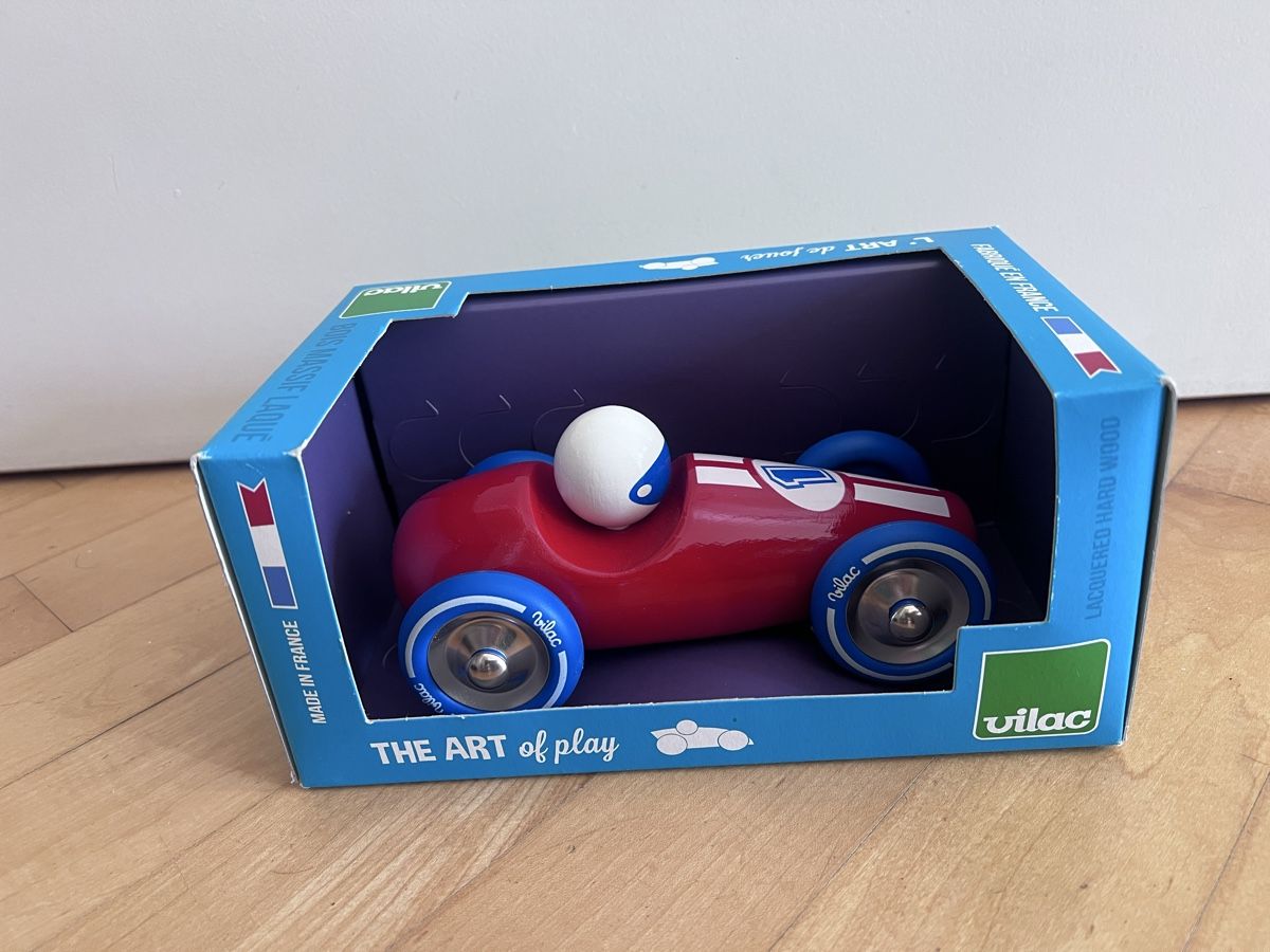 Vilac Giocattoli: Vilac Holzwagen – Nuovo e nell'imballaggio originale da Zürich venduto da evebleu 1