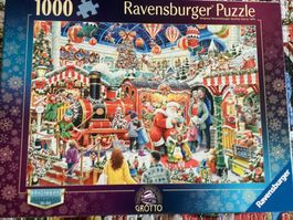 Ravensburger Puzzle, 1000 Teile - Santa's Steam Train