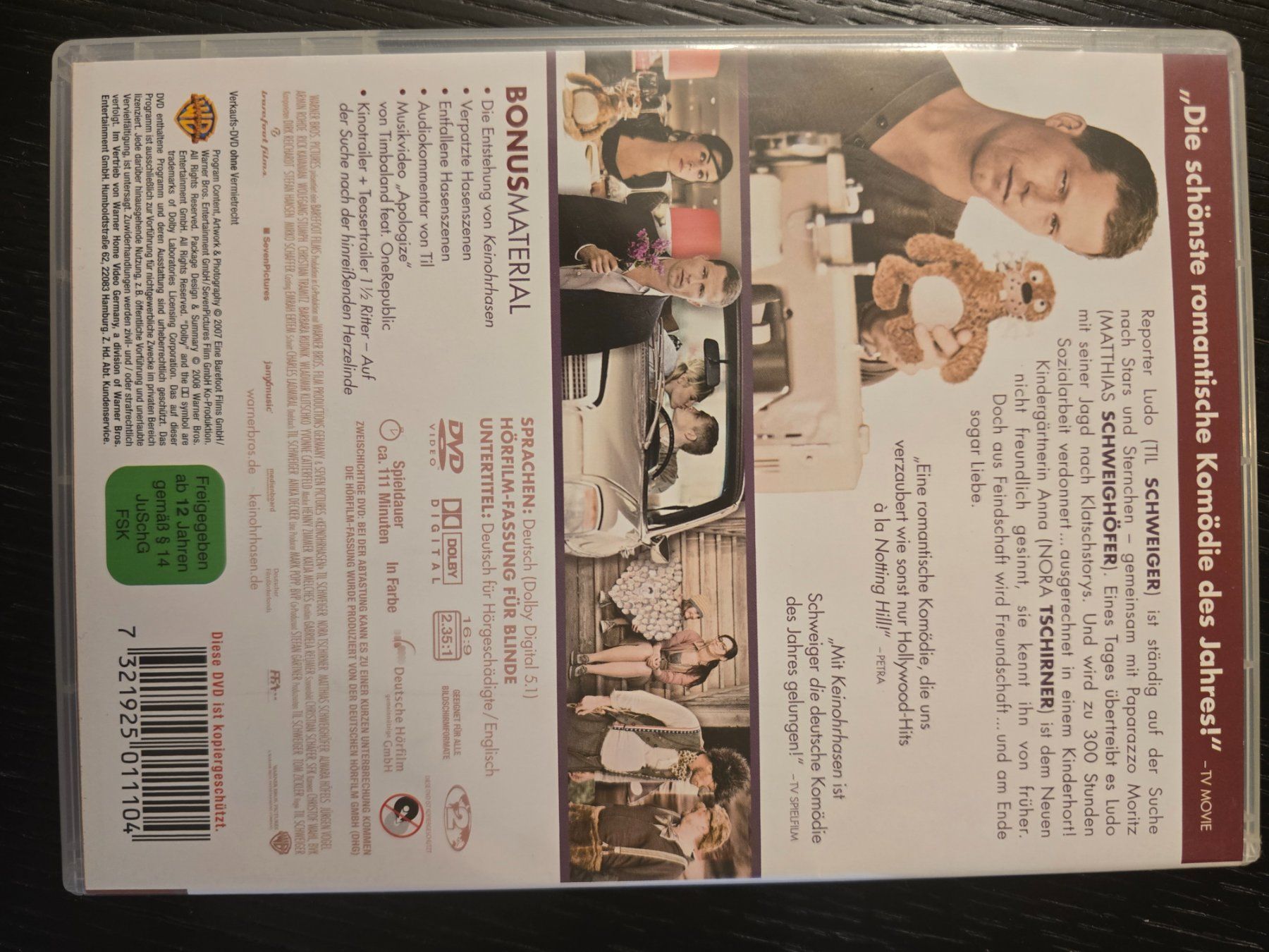 Alle DVDs: DVD Keinohrhasen – Gebraucht aus Büttikon AG von Amineah 1