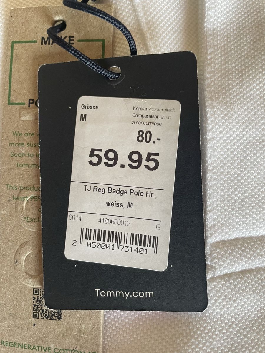 Tommy Hilfiger Magliette Polo: Polo Tommy Hilfiger blanc M  – Nuovo e nell'imballaggio originale da Fully venduto da thg_dcv9 1