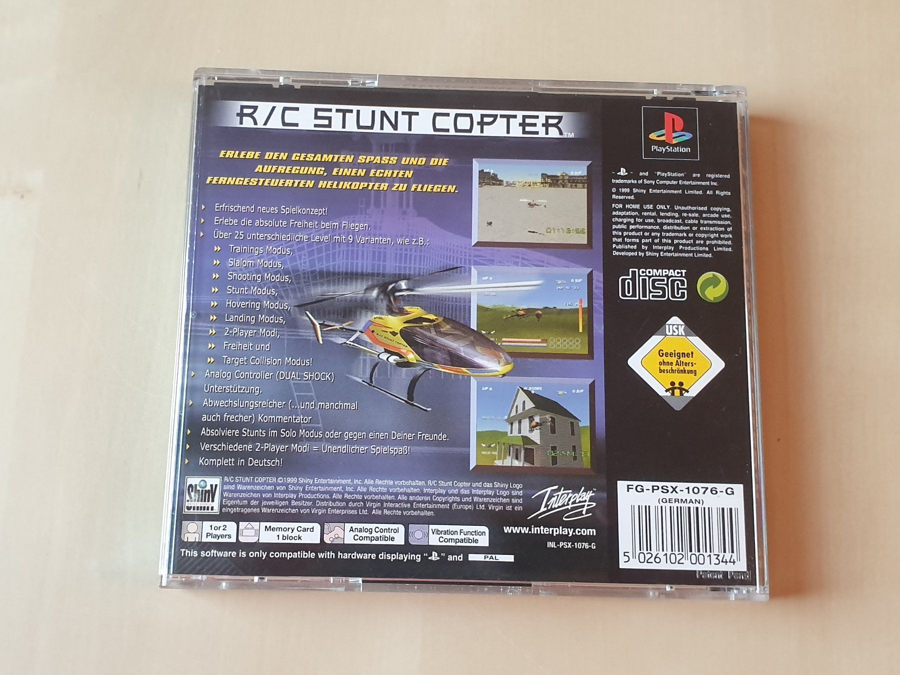 Sony Giochi: R/C Stunt Copter – Usato da Stansstad venduto da collectorsshop 1