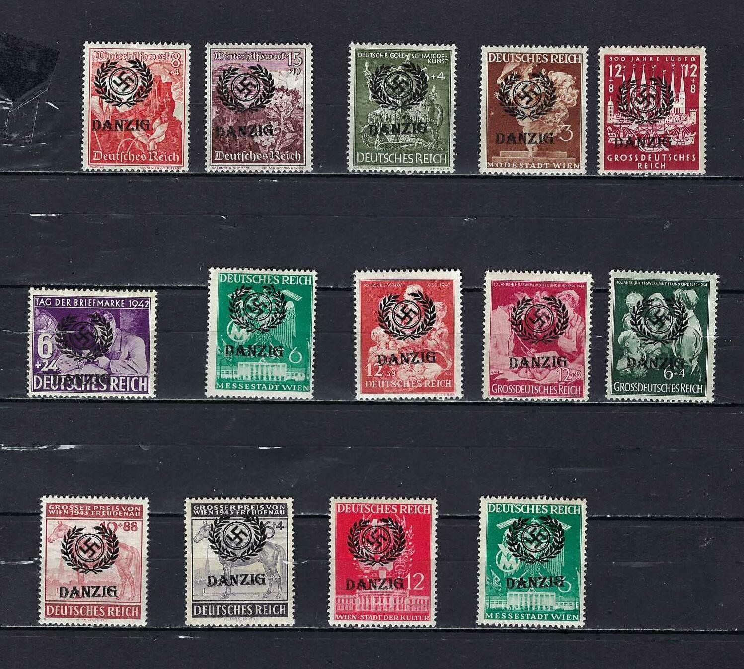 Tutti i francobolli: WKII Besetzung Danzig * – Nuovo e nell'imballaggio originale da Altstätten SG venduto da Nandodax