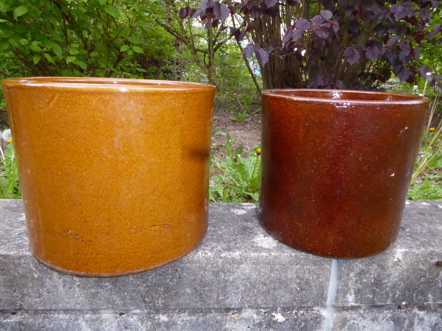 Vasi per fiori: Schaffhauser Steingut Pflanzenkübel – Usato da Uster venduto da Bachtel_2006