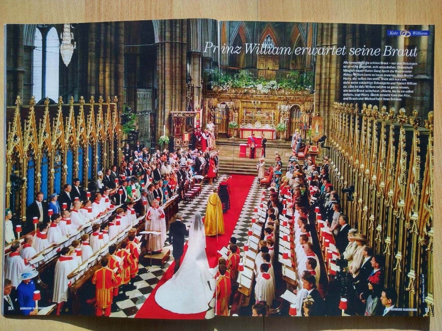 Zeitschriften & Magazine: Schweizer Illustrierte - Verlobung & Hochzeit Kate & William – Gebraucht aus Jona von Argus36 3