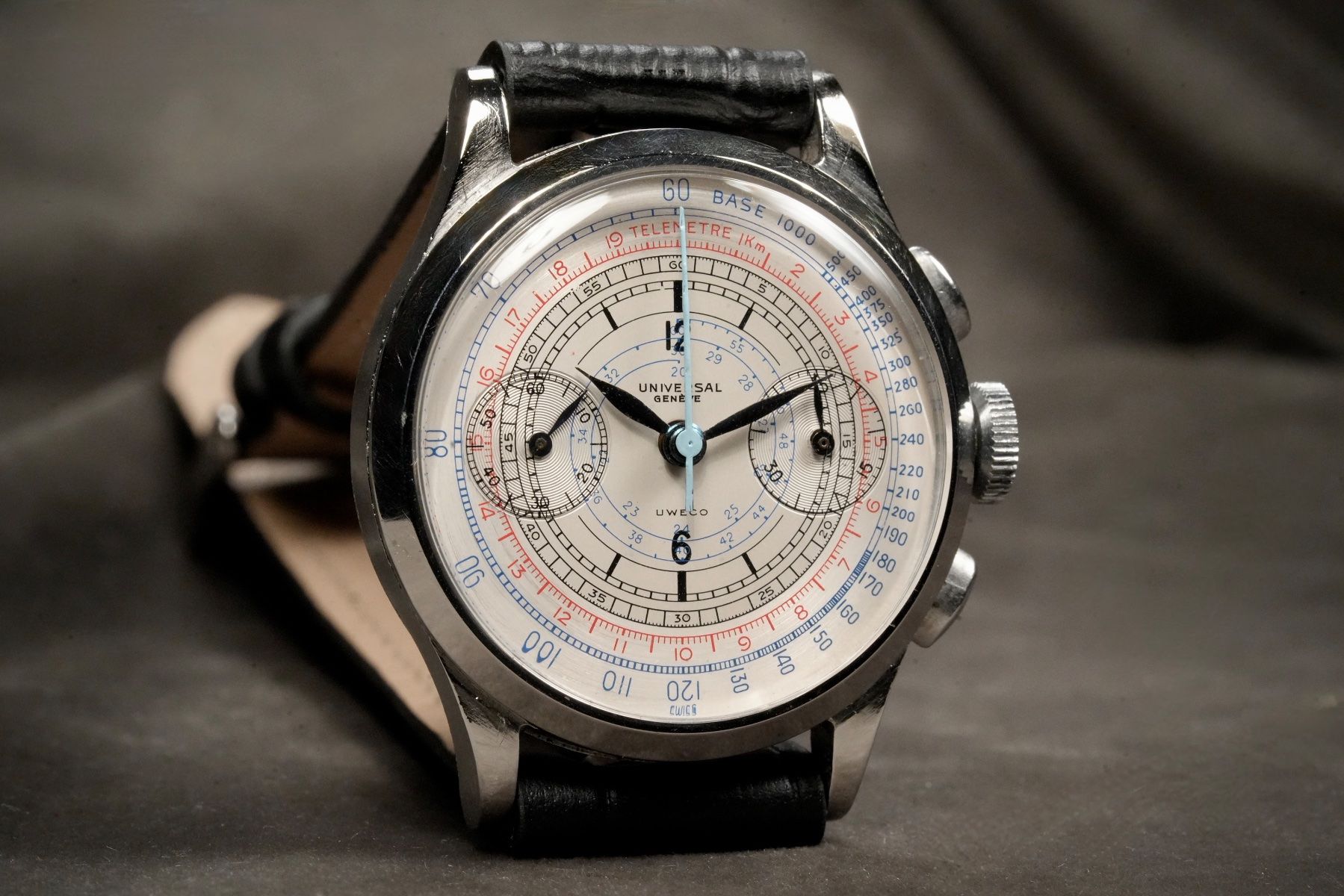 Universal Genève Orologi: Universal Genève - Uweco Ref. 5182 Original 1936 Chronograph – Usato da Morcote venduto da chronoservice 2