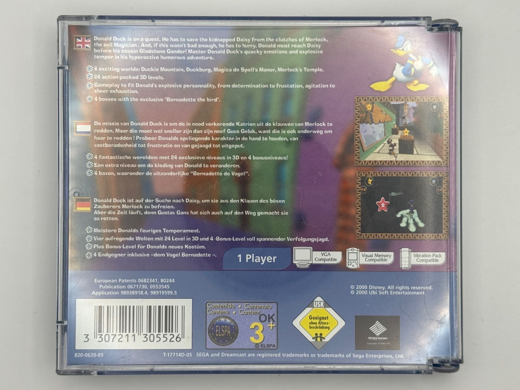 Sega Spiele: Dreamcast Donald Duck Quack Attack – Gebraucht aus Bettlach von awi_7jcb 1
