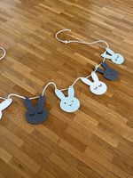 GRATIS Holzgirlande Hase 