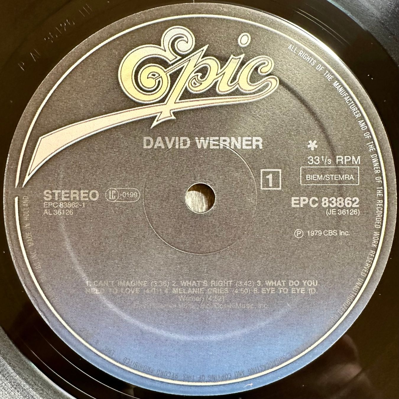 Dischi in vinile: David Werner - David Werner // LP: VG++; Sleeve: VG – Nuovo e nell'imballaggio originale da Zürich venduto da saltbee 2