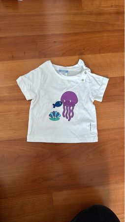 Süsses Jacadi T-Shirt Meerestiere Gr. 74