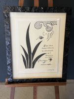 Lithographie Georges Braque (impression) encadrée sous verre