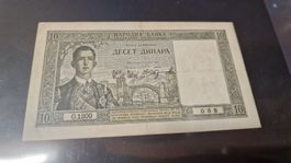 Banknote Jugoslavije 1939