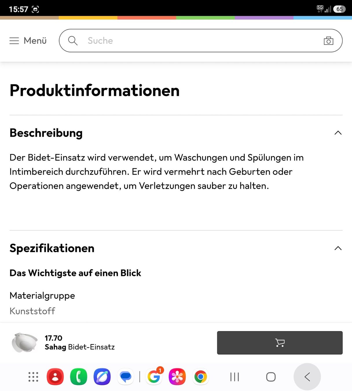 WC: Bidet oder WC Einsatz für Intimpflege – Neu und originalverpackt aus Wikon von Speedy_li 2