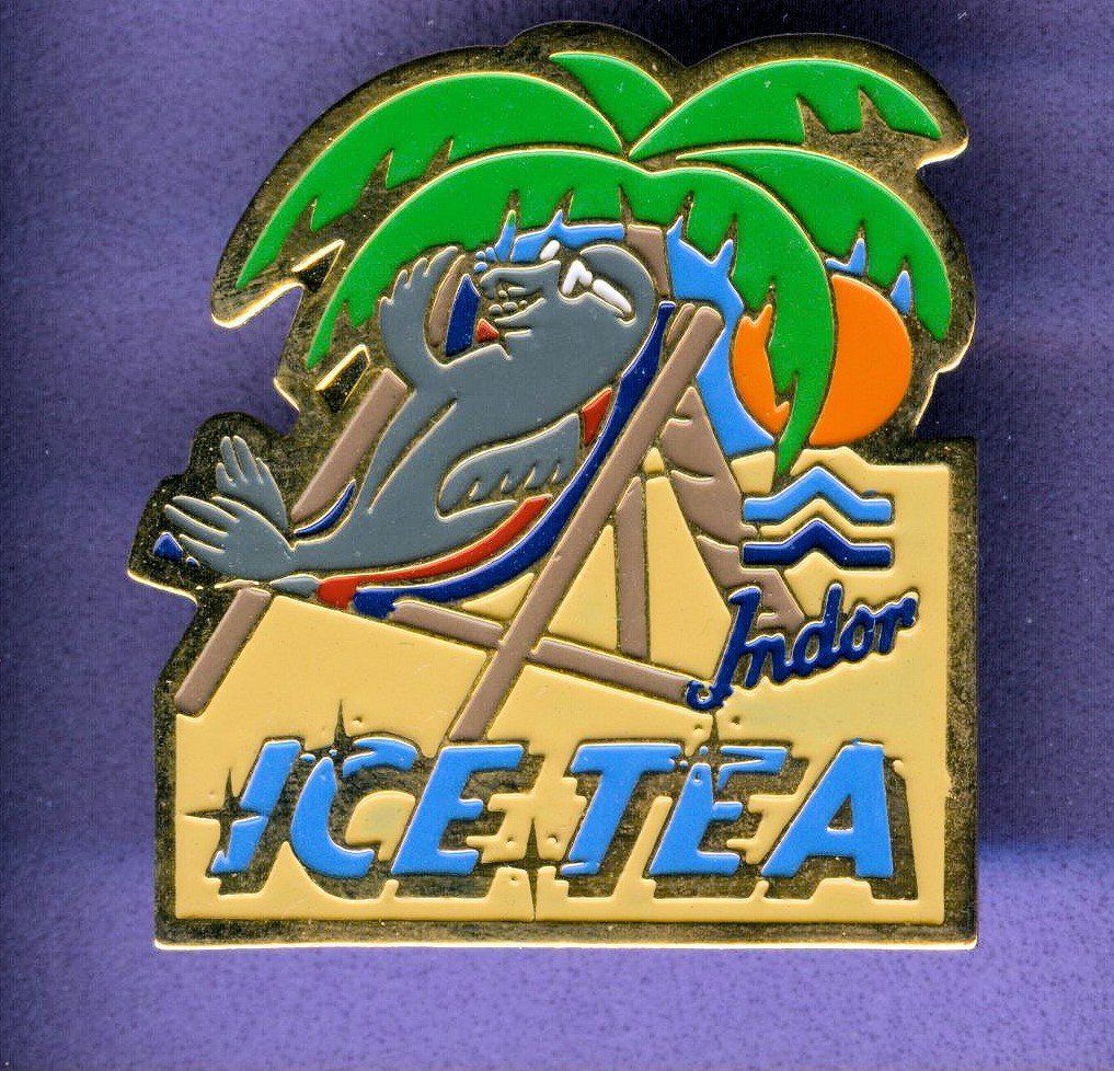 Plaketten & Abzeichen: Indor  ICE TEA – Gebraucht aus Winterthur von Sammleroase