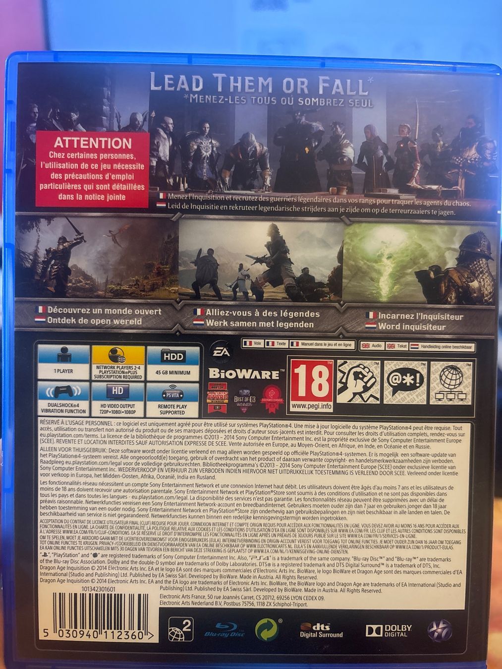 Giochi: Jeu PS4 Dragon Age Inquisition – Usato da Grand-Lancy venduto da Jujux 1