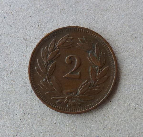 Tutti le monete: ++ 2 Rappen 1903 – Usato da Walkringen venduto da Casablanca777 1