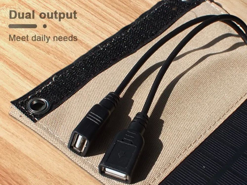 Dispositivi a energia solare: Flexibles Solarpanel 5V, 2 USB, 10 Watt, Telefon & Powerbank – Nuovo e nell'imballaggio originale da St. Gallen venduto da Stirnrunzler 7