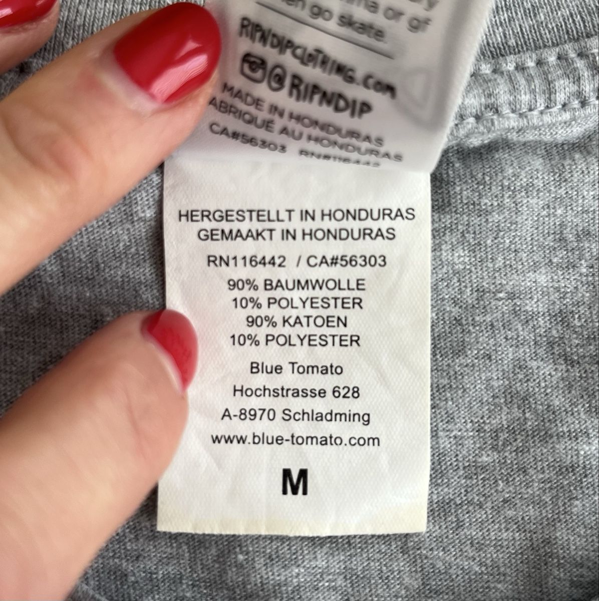 Ripndip T-shirt: RIPNDIP Shirt, Katze Mittelfinger, Grösse M – Usato da Sursee venduto da abcdxyz 2