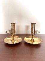 2er Set verstellbarer Messing Kerzenhalter