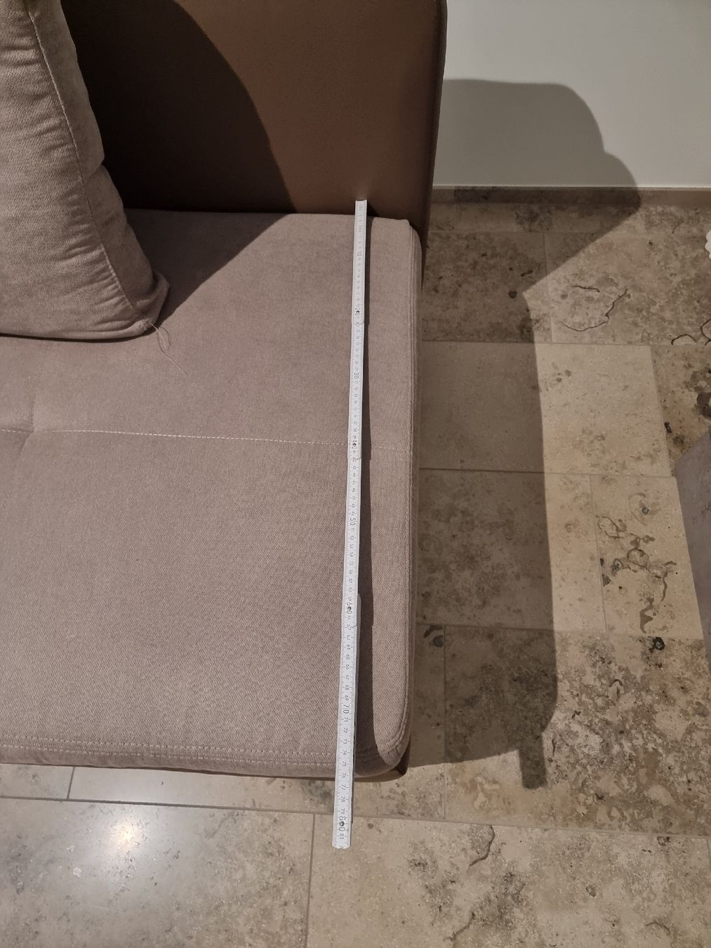 Sofas: Top Zustand: Bettsofa / Schlafsofa mit Bettkasten - Beige – Neu (gemäss Beschreibung) aus Zürich von auctionhero 5