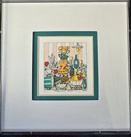 James Rizzi "Fabulous Feast" 1995,original signiert