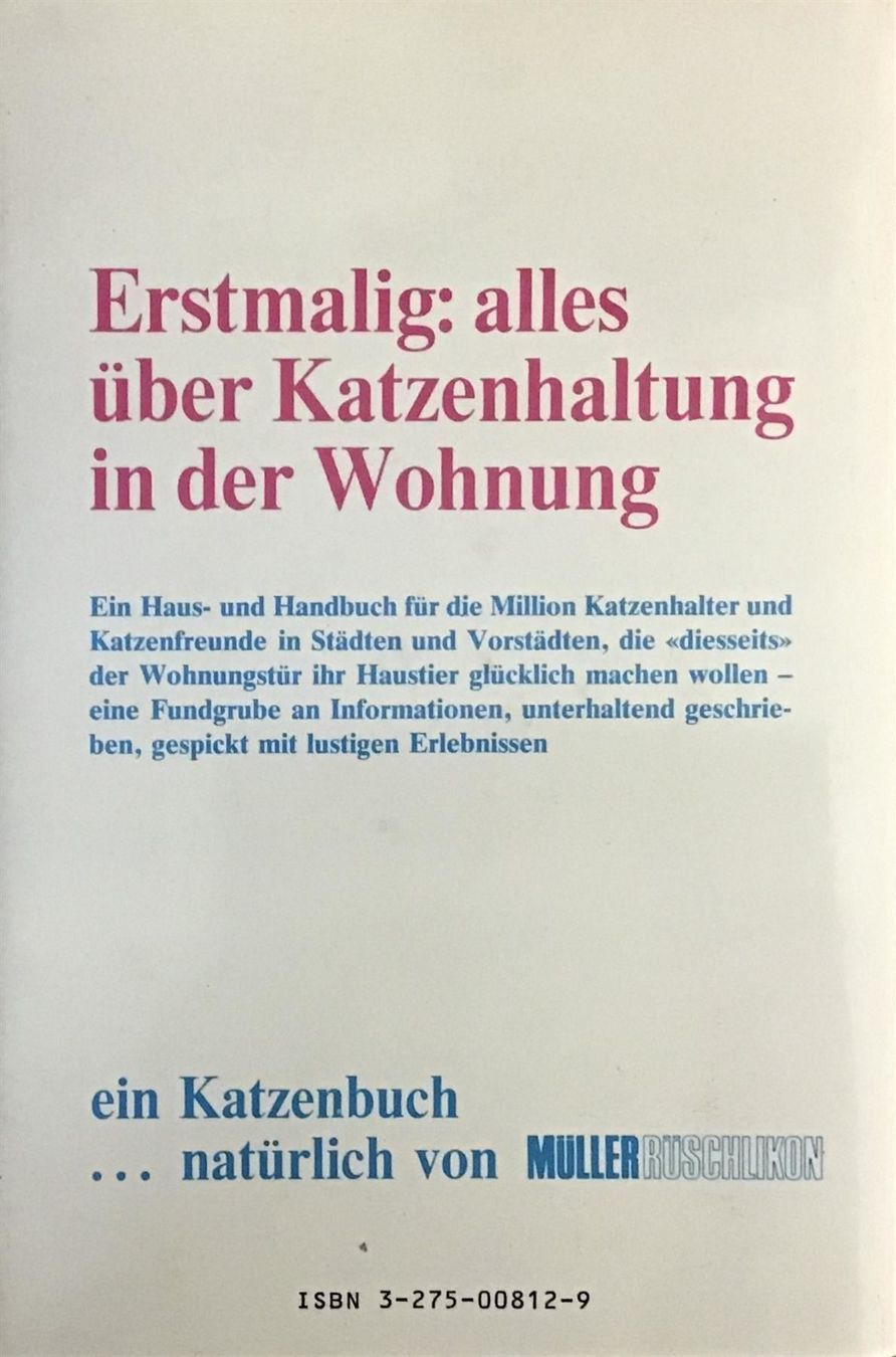 Libri: Curtis Patricia, Die Wohnungskatze – Nuovo (secondo la descrizione) da Sarnen venduto da Livres 1