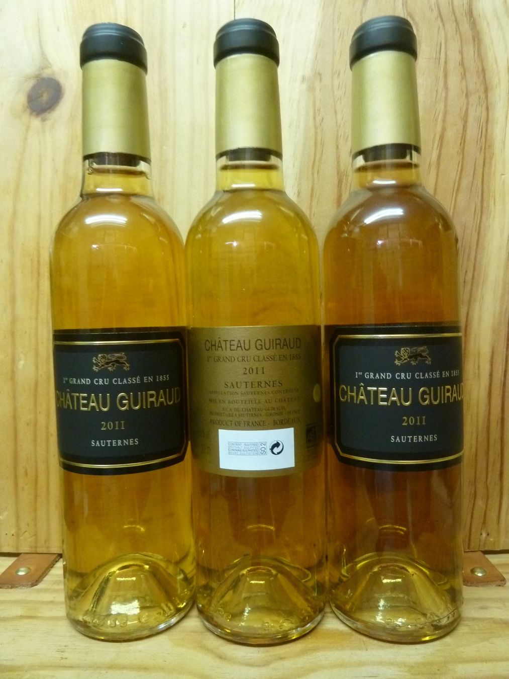 Vino: 3 Fl. Château Guiraud, Sauternes, 2011, 37.5cl. – Nuovo e nell'imballaggio originale da Knonau venduto da Latour54 1