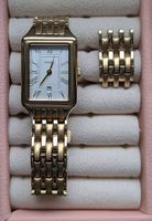 Fossil Uhr Gold mit Datumsanzeige inkl. Ersatzglieder