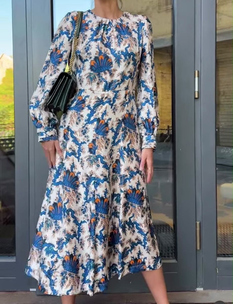 Sandro Vestiti: Sandro Kleid ORIGINAL Grösse S-M aus Seide – Usato da Basel venduto da kal_l6ms