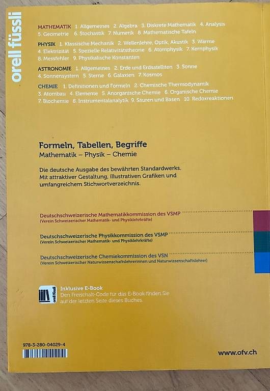 Bücher: Formeln Tabellen Begriffe – Gebraucht aus Chur von noe_s7pn 1