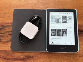 Tolino Shein eReader ,inkl. Ladekabel und Schutzhülle