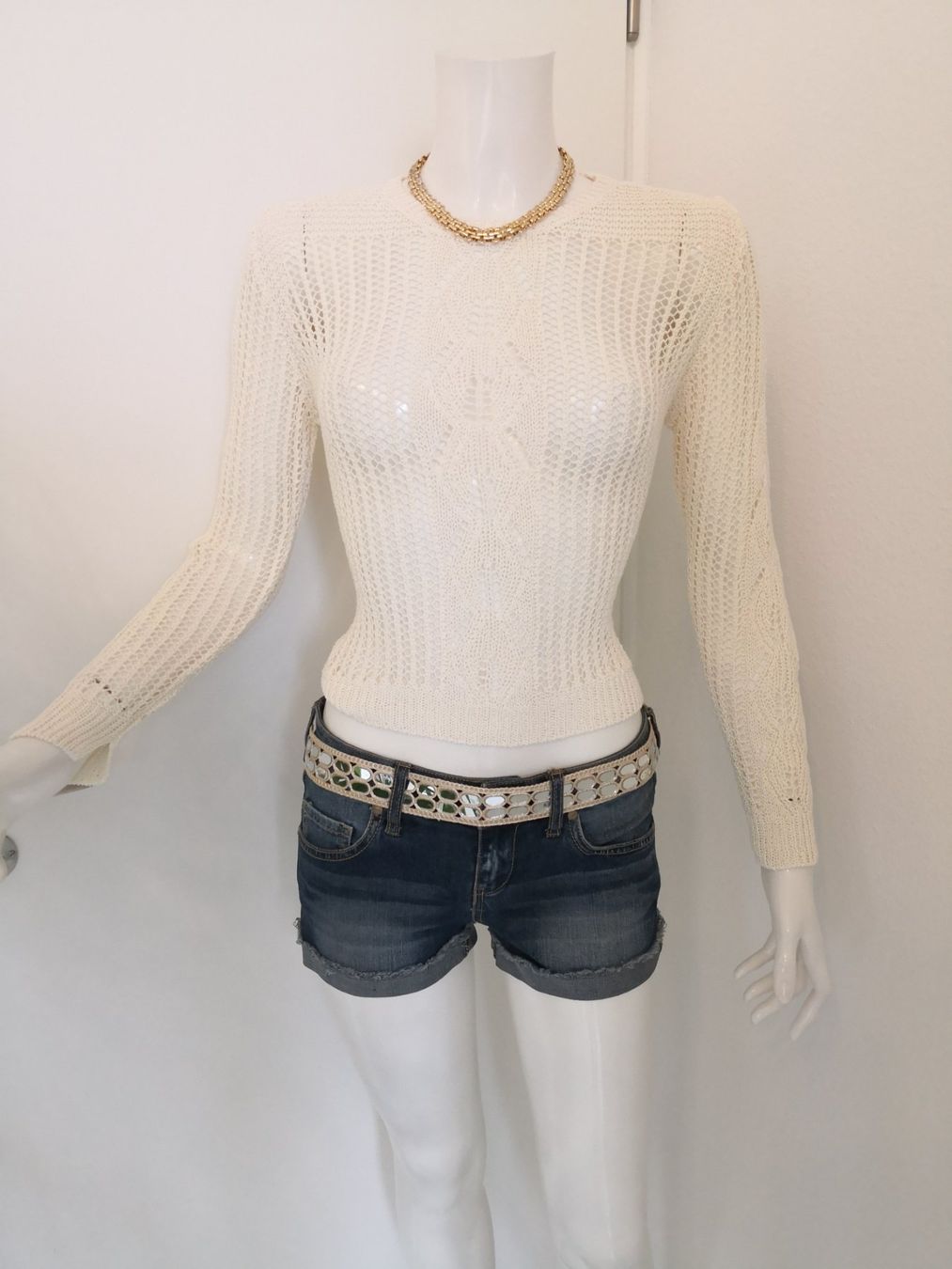 Mango Maglioni & Felpe: 🤩MANGO STRICK-HÄKEL-PULLOVER ECRU NEU & D&G P. – Nuovo (secondo la descrizione) da Olten venduto da Naja-Twins-Twins 5