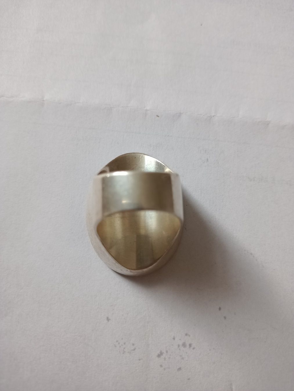 Bagues: Schwarze Muschel Silber Ring – D'occasion à Zürich par Mephisto87 1