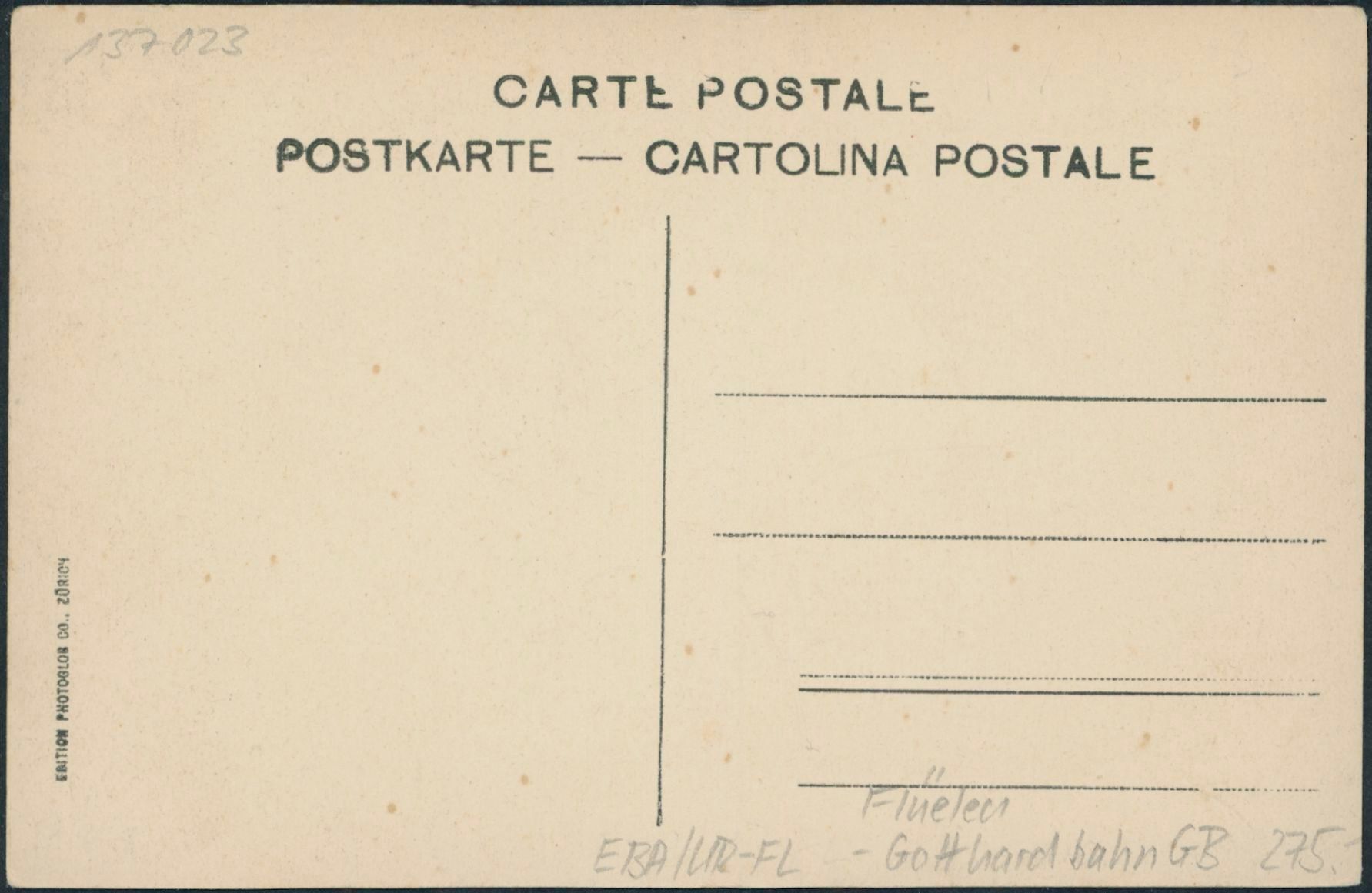 Cartoline postali: UR Flüelen - Bahnhof - Gotthard Bahn GB – Nuovo (secondo la descrizione) da Schindellegi venduto da Jonathan77 1