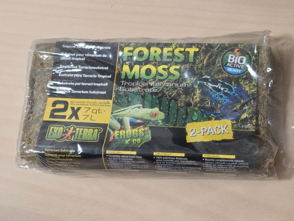 Exo Terra Forest Moss Terrarium Substrate (HALF A PACK) (Gebraucht) in ...