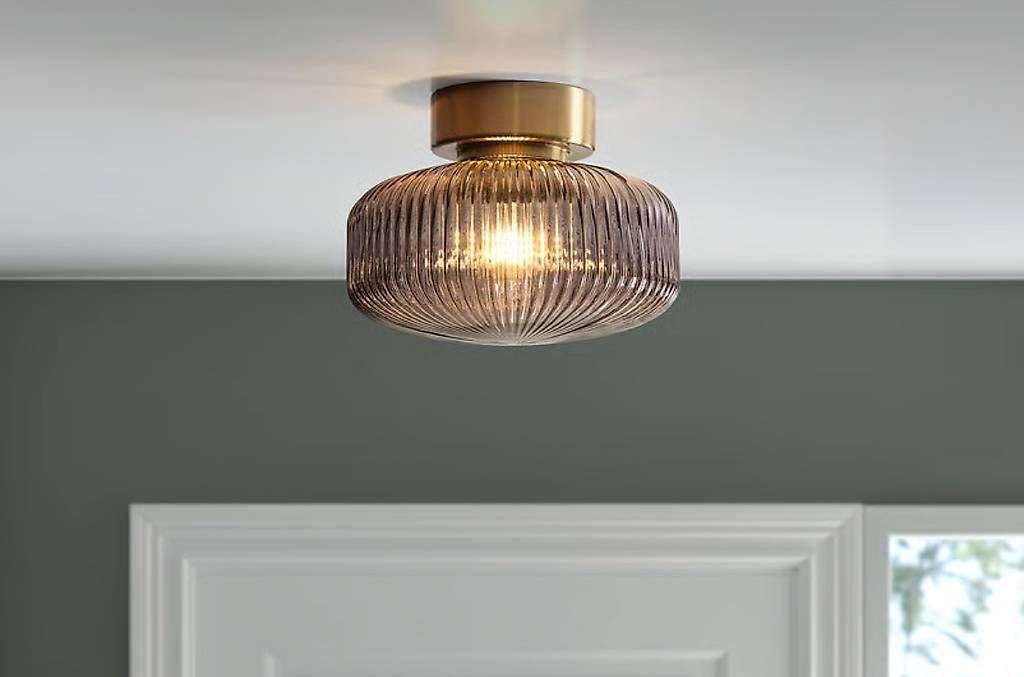 Lampadari & plafoniere: Deckenleuchte SOLKLINT Glas Messing modern neu – Usato da Dübendorf venduto da nik_bf9c 1