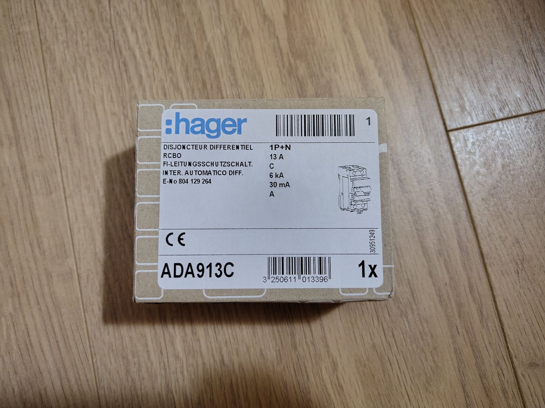 Hager Interruttori: Hager FI LS ADA913C 13A – Nuovo e nell'imballaggio originale da Berg am Irchel venduto da AshasPlace 6