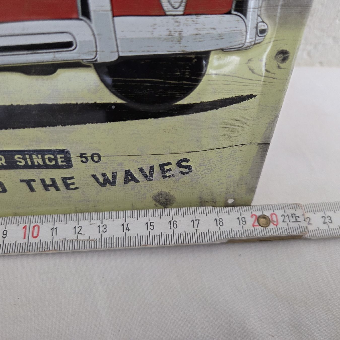 Volkswagen Insegne: Blechschild VW Bus Beach Vibes  – Usato da Stans venduto da Ducati16 4