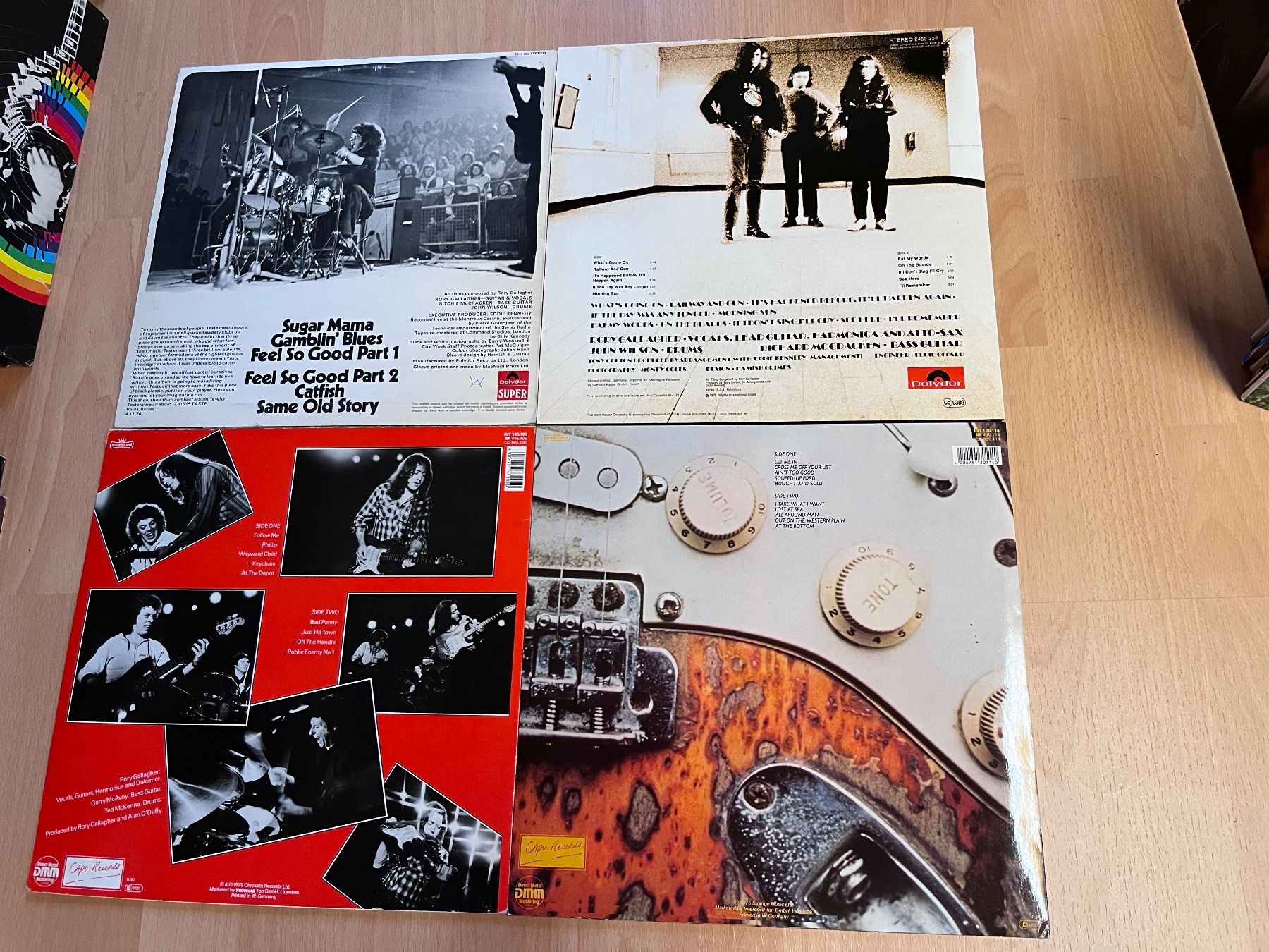 Rory Gallagher & Taste - 4 kultige Vinyl Alben (Gebraucht) in Giebenach ...