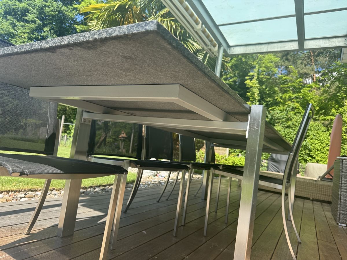 Tavoli: Gartentisch Granit massiv 320 x 90  – Usato da Mörigen venduto da Kummer1 5