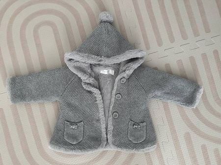 Mayoral Winter Strickjacke grau Grösse 70cm