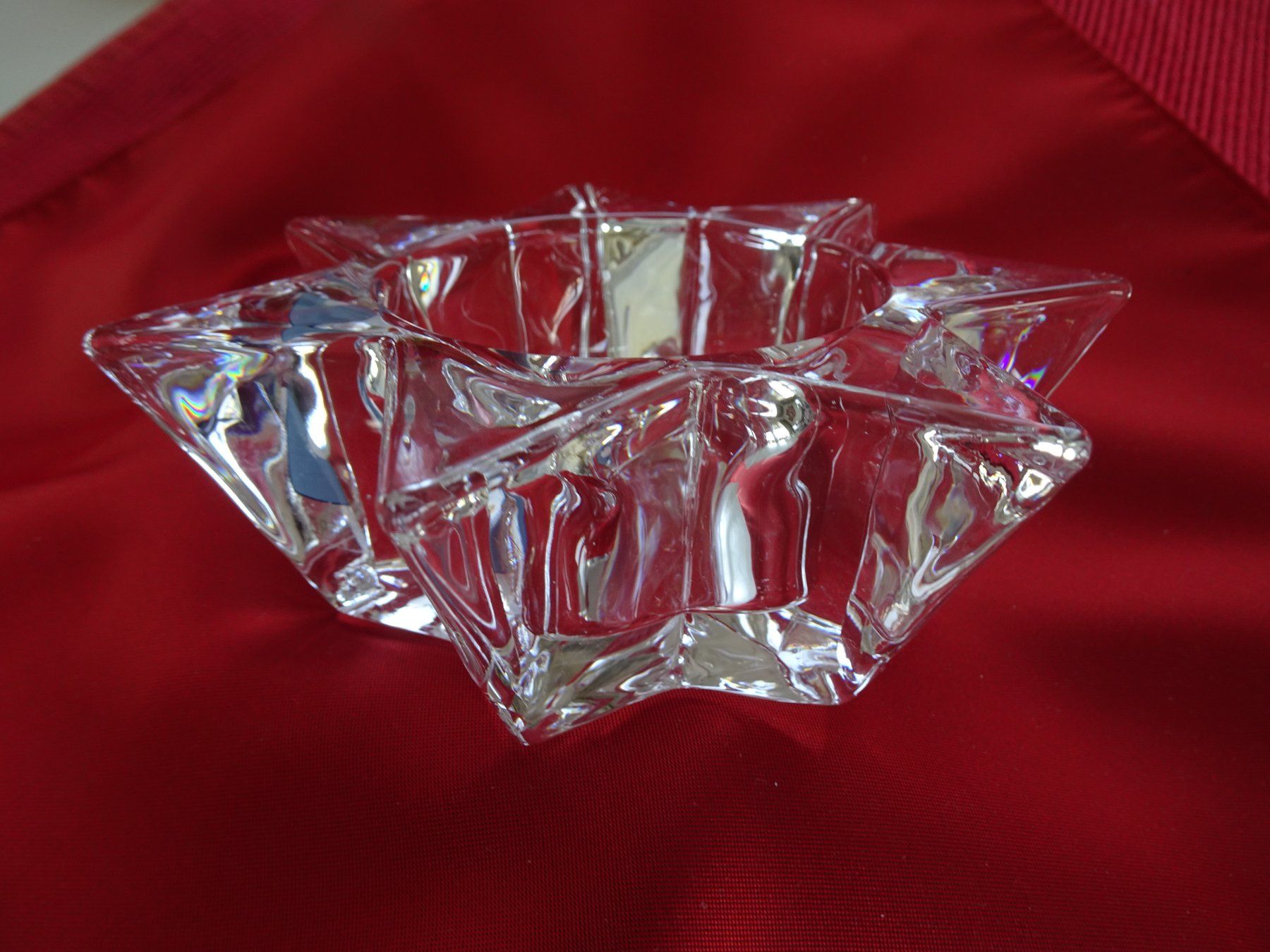 Bicchieri: Glas Kerzenhalter Stern mit Kerze. LEONARDO – Nuovo (secondo la descrizione) da Berikon venduto da Splendida43 4